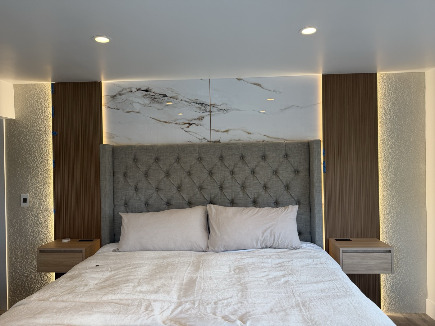 Guest Room Accent Wall - after