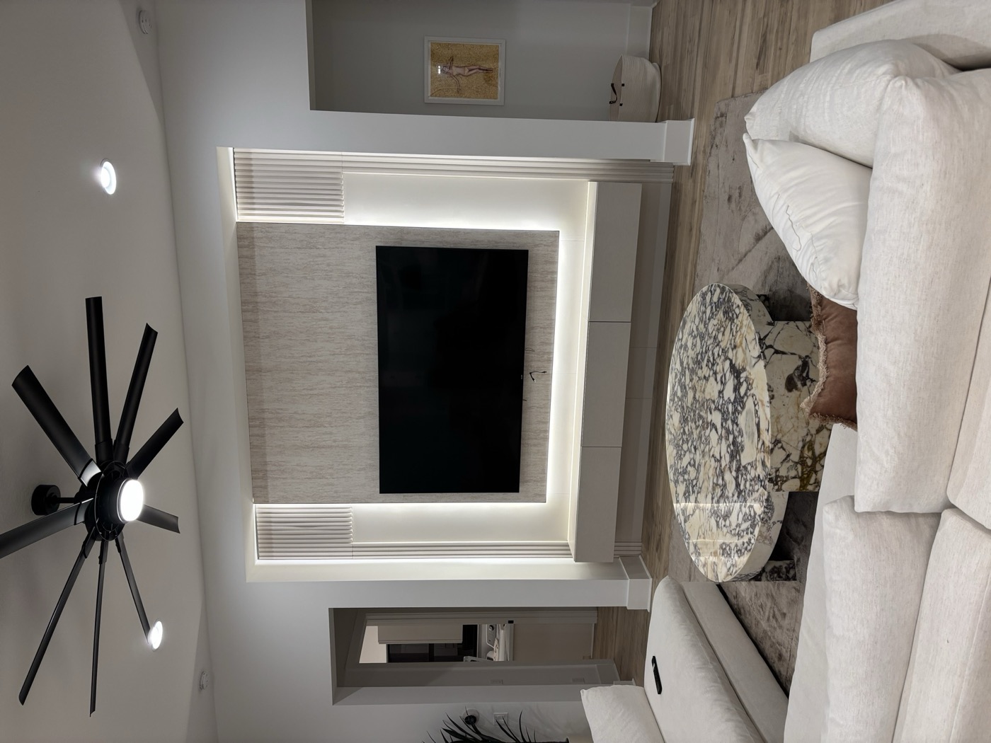 Compact TV Wall - after
